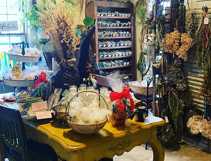 Interior of Bewitched of Scituate shop